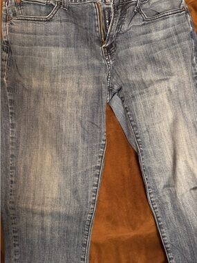 Lucky Brand Men's Straight Light Blue Washed Jeans